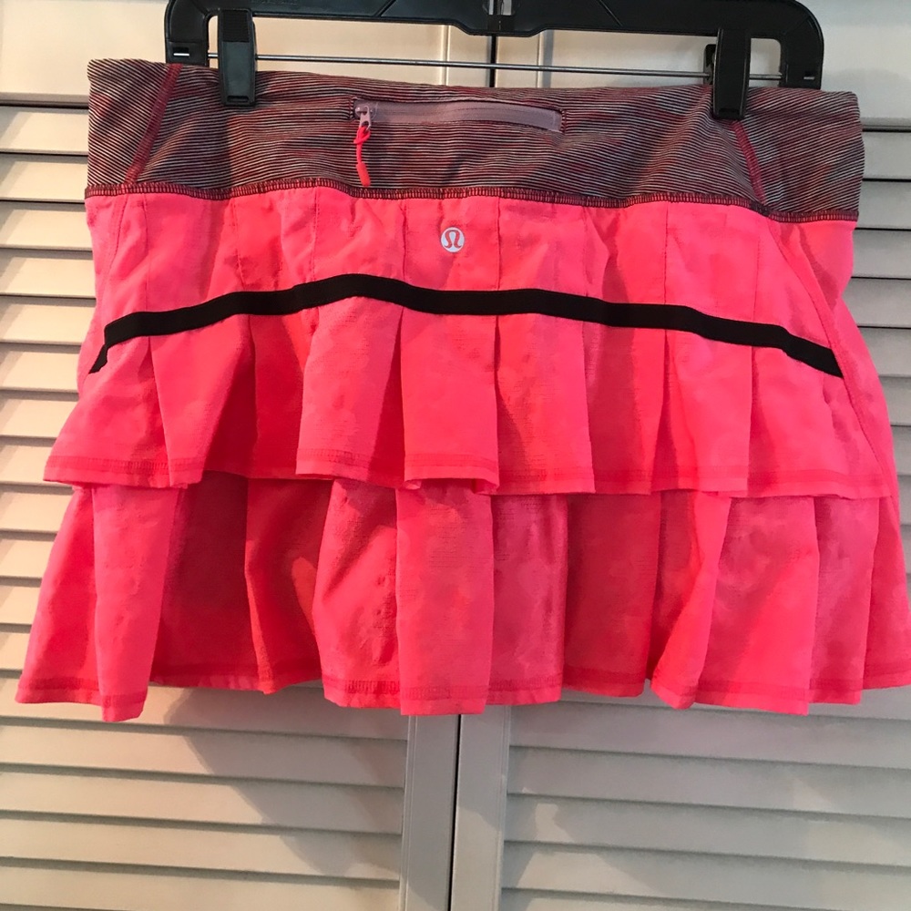 Lululemon Pace Setter Skirt Skort Flash Jacquard - Picture 2 of 8